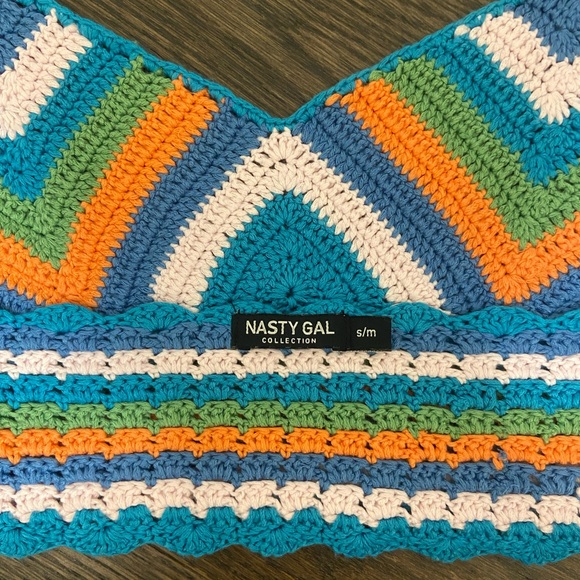 Nasty Gal Crochet Halter Top - Picture 6 of 7